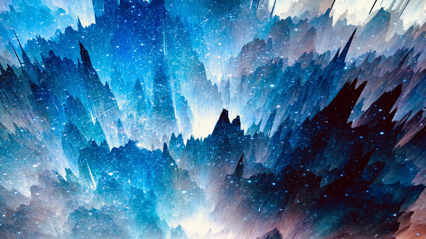 Painting, Visual Arts, Cloud, Atmosphere, Daytime. Wallpaper in 1366x768 Resolution