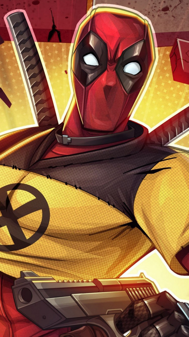 Deadpool, Deadpool Pfp, Patauger Wilson, Marvel Comics, Superhero. Wallpaper in 750x1334 Resolution