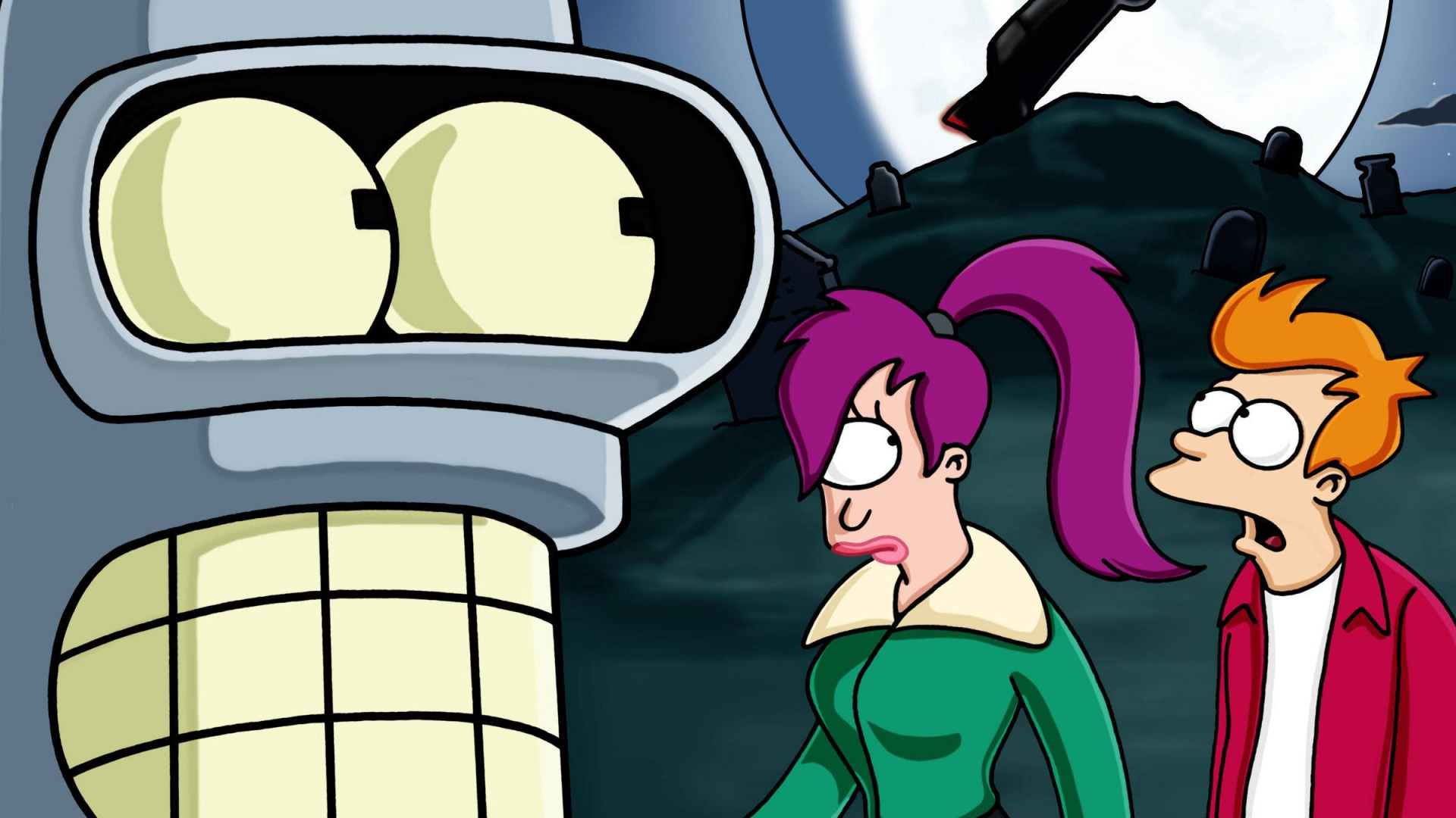 菲利普J炒, Bender, 里拉, 卡通, 动画片 壁纸 1920x1080 允许