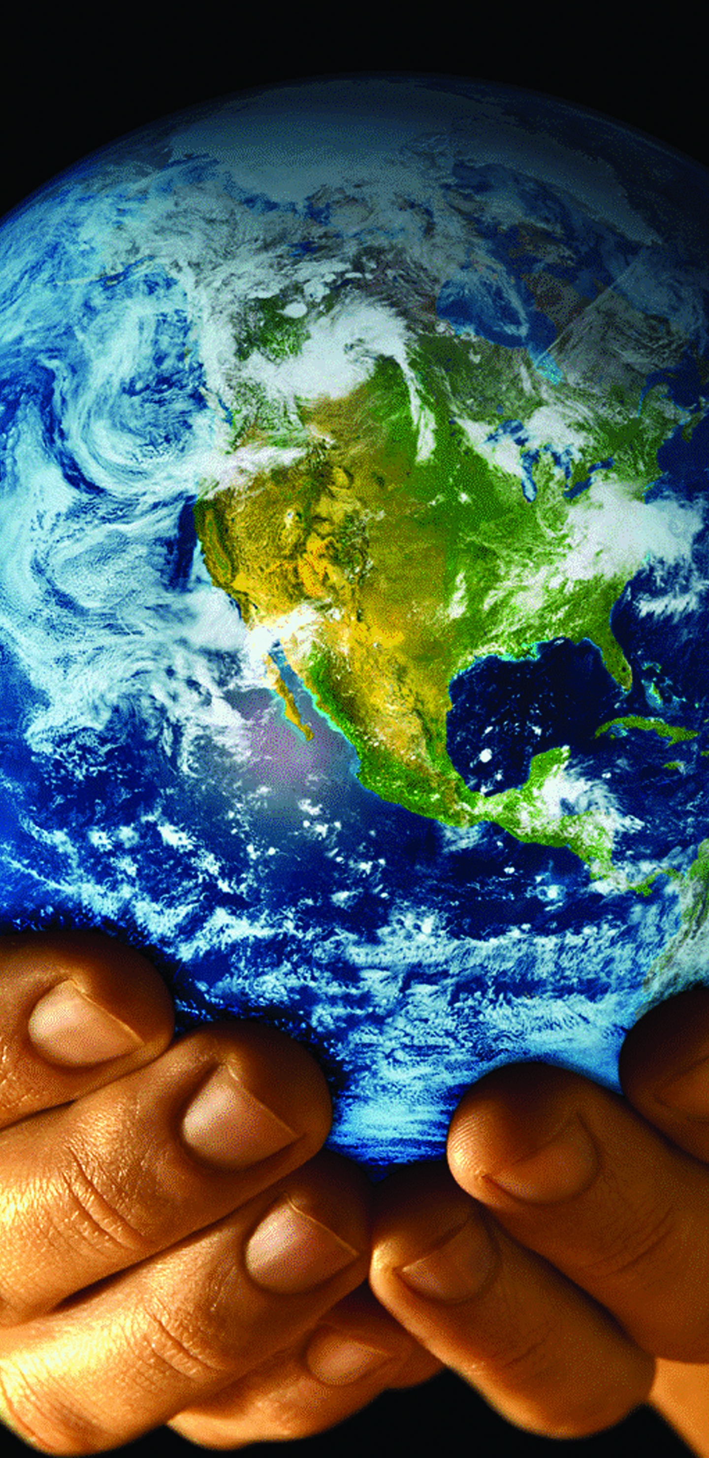 Terre, Planète, Globe, Main, Objet Astronomique. Wallpaper in 1440x2960 Resolution
