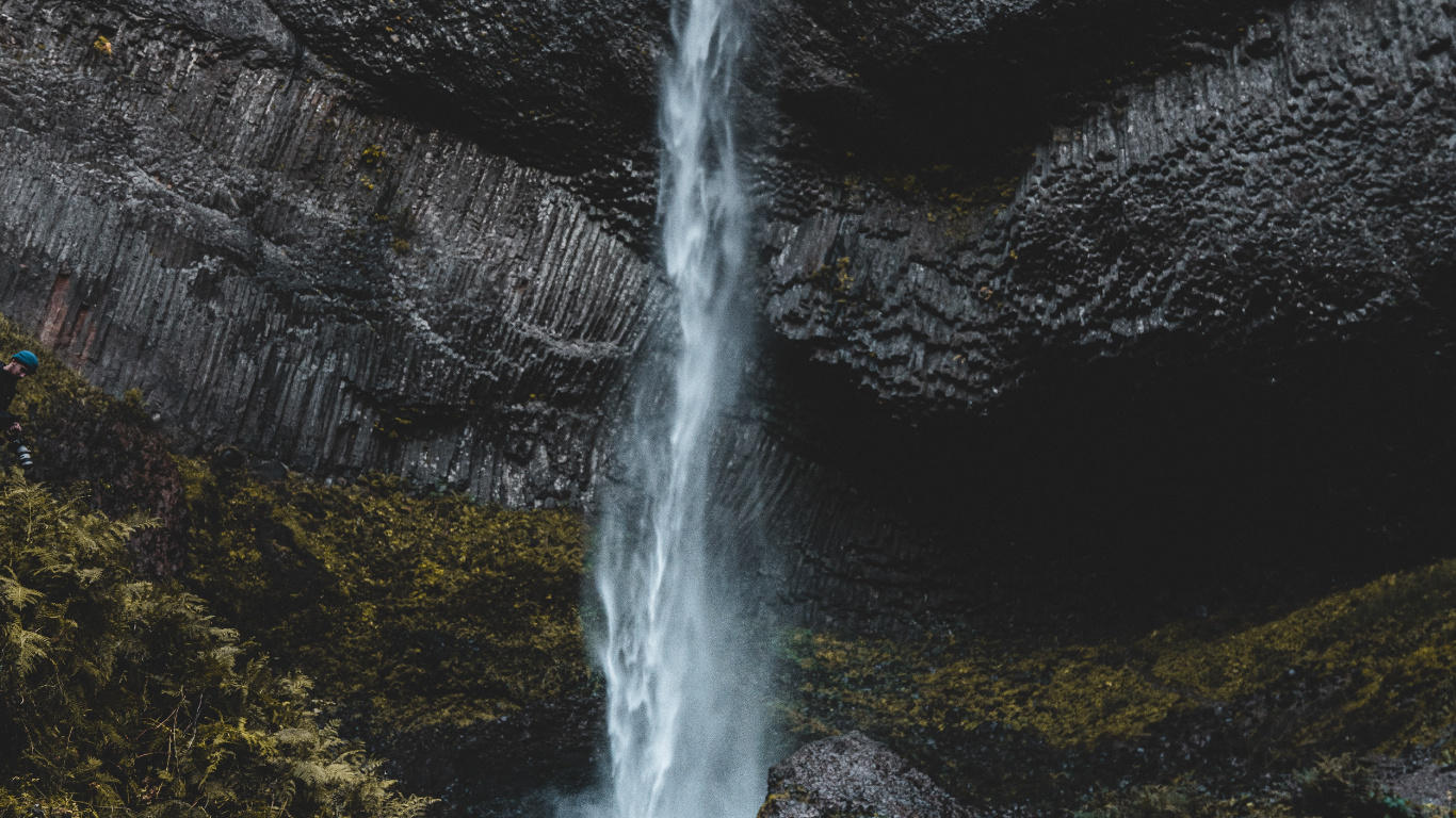 Streaming Media, Flux, Rock, Cours D'eau, Feuille. Wallpaper in 1366x768 Resolution