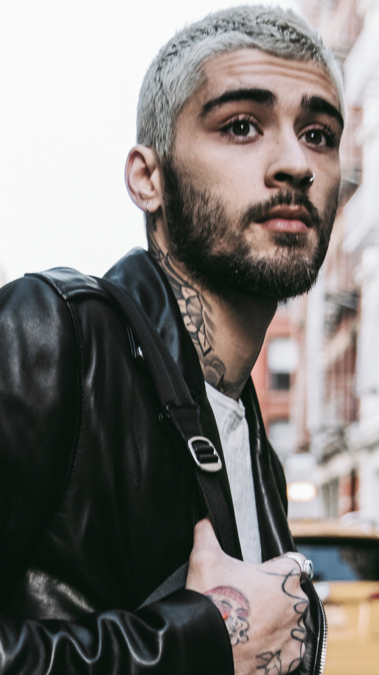 Zayn Malik, Une Direction, Mode de la Rue, Veste, Barbe. Wallpaper in 750x1334 Resolution