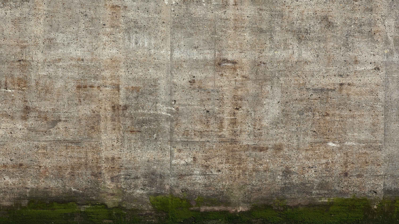 Green Grass Field Near Gray Concrete Wall. Wallpaper in 1366x768 Resolution