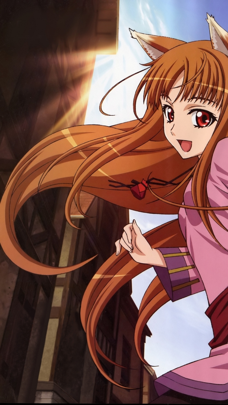 Personnage D'anime Féminin Aux Cheveux Bruns. Wallpaper in 750x1334 Resolution