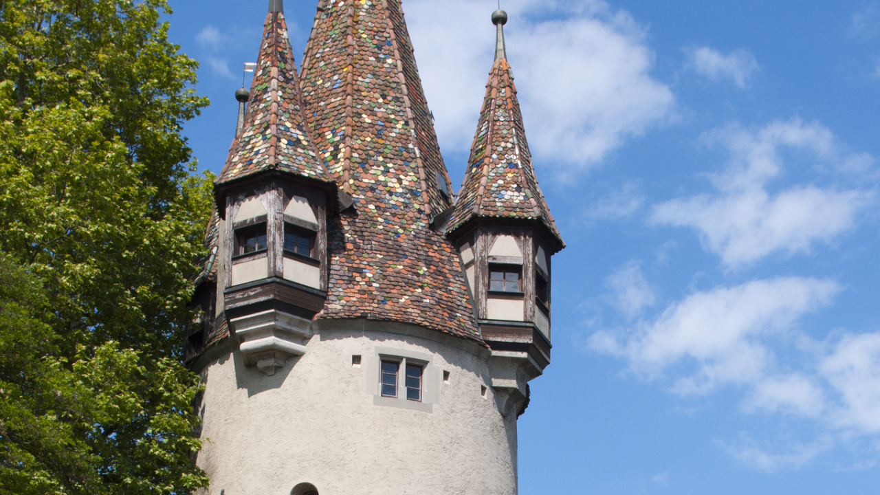 Mittelalterliche Architektur, Tower, Schloss, Kirchturm, Turm. Wallpaper in 1280x720 Resolution