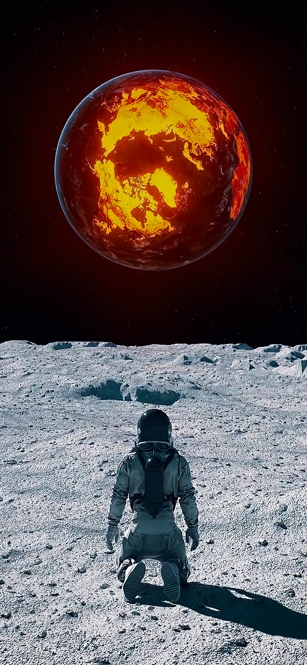 Mond-Lava-Ozeane, Erde, Mond, Soundcloud, Planet. Wallpaper in 1242x2688 Resolution