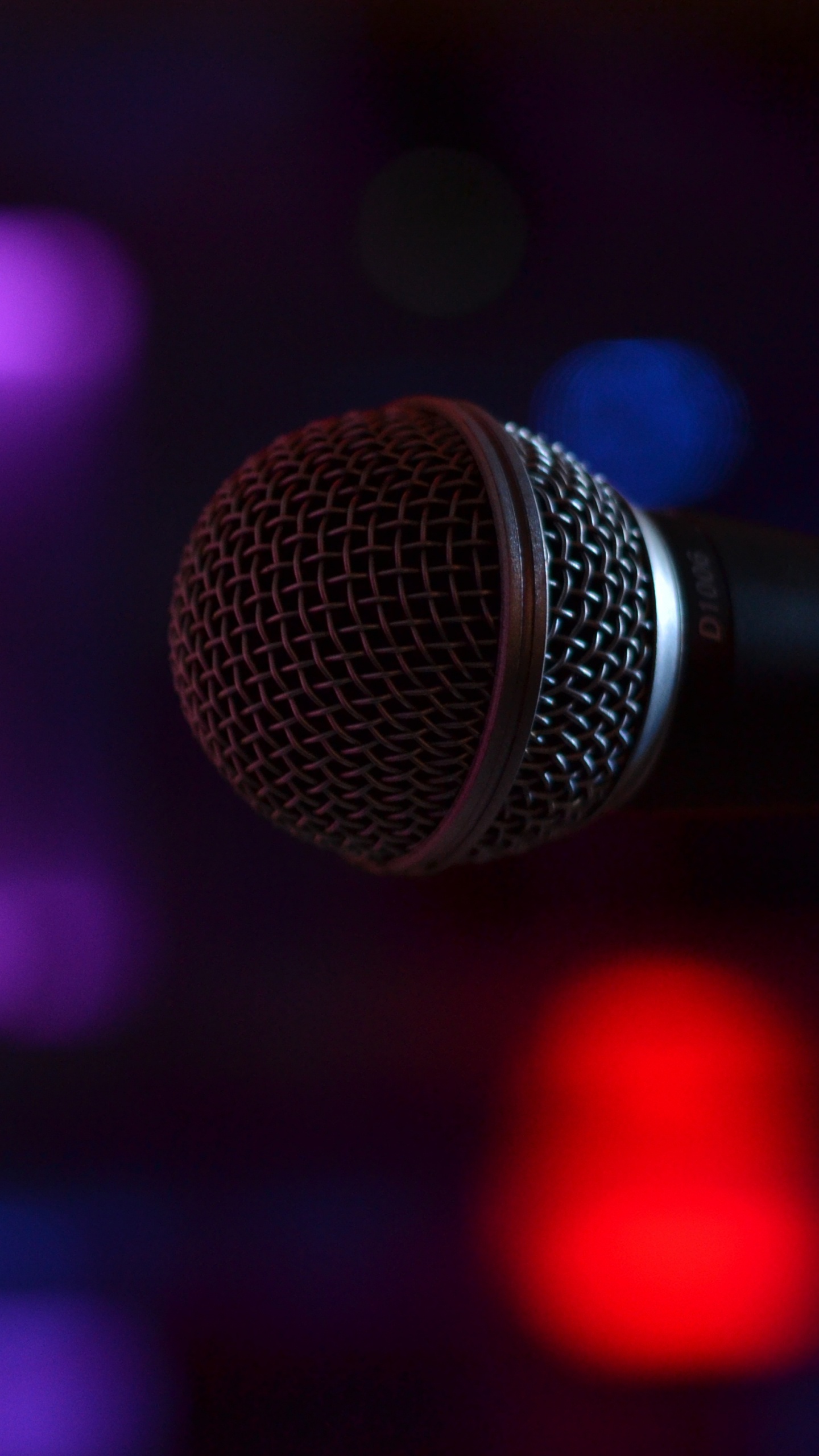 Micrófono, Soporte de Micrófono, Equipo de Audio, Violeta, Luz. Wallpaper in 1440x2560 Resolution