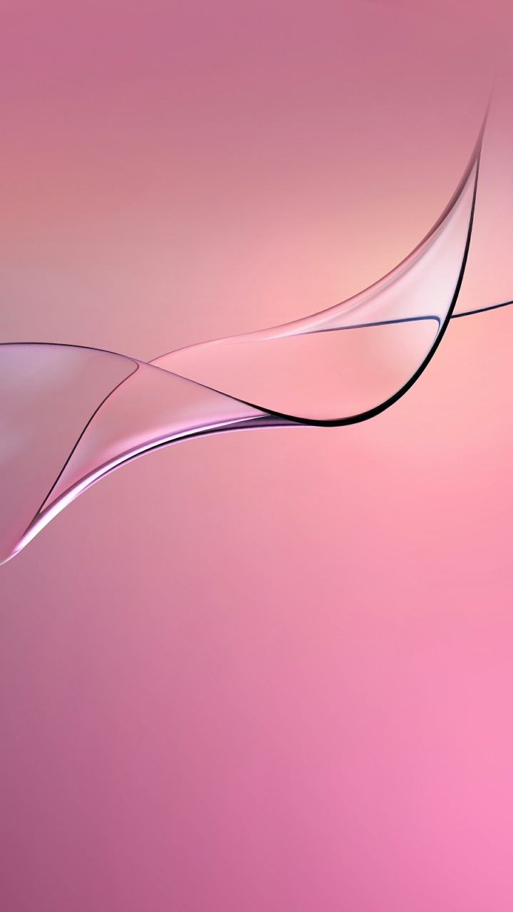 Schwarz Beschichteter Draht Auf Rosa Oberfläche. Wallpaper in 720x1280 Resolution