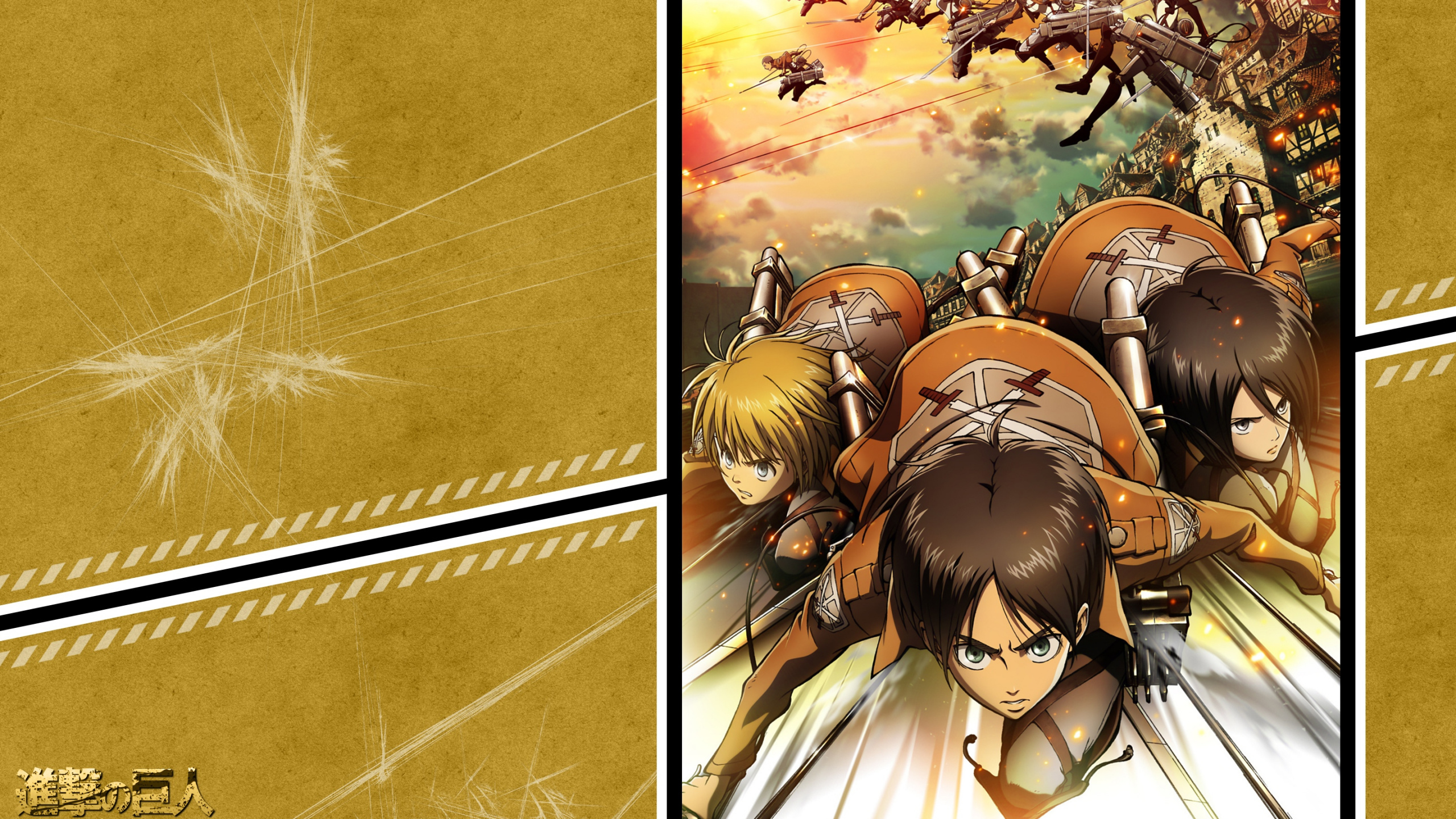 Brown Haired Male Anime Character. Wallpaper in 2560x1440 Resolution