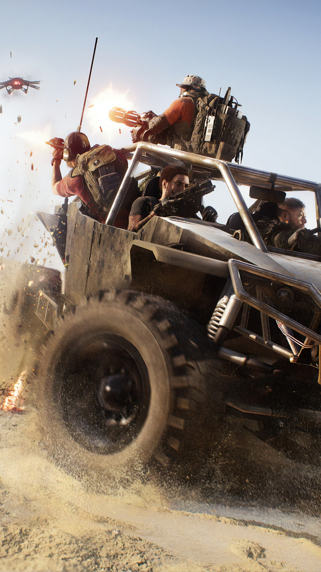 Tom Clancys Ghost Recon Haltepunkt, Tom Clancys Ghost Recon: Wildlands, Ghost Recon Breakpoint, Ubisoft, Off-Road. Wallpaper in 1080x1920 Resolution