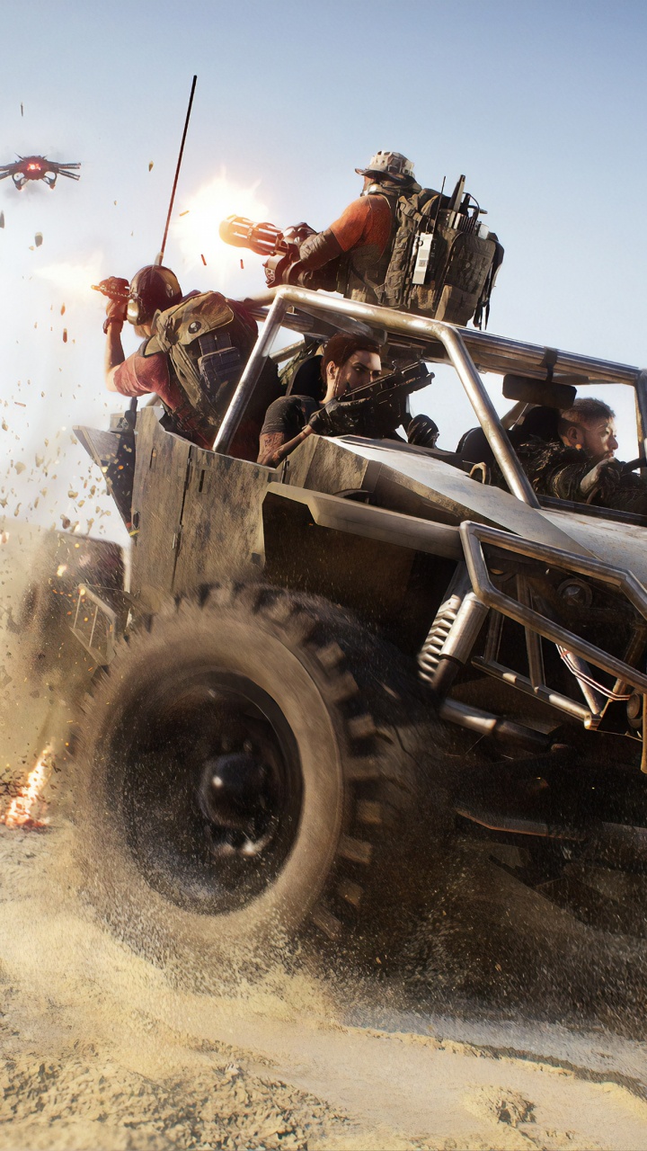 Tom Clancys Ghost Recon Haltepunkt, Tom Clancys Ghost Recon: Wildlands, Ghost Recon Breakpoint, Ubisoft, Off-Road. Wallpaper in 720x1280 Resolution