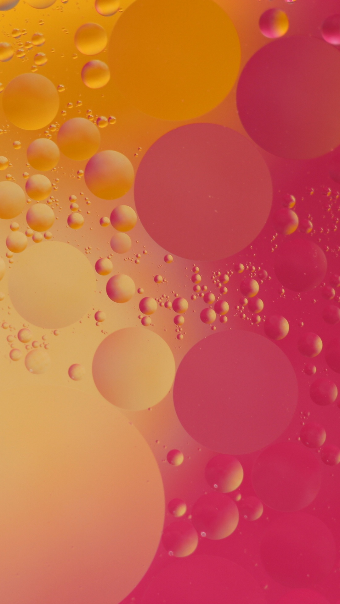 Ilustración de Burbujas Rosadas y Blancas. Wallpaper in 1080x1920 Resolution