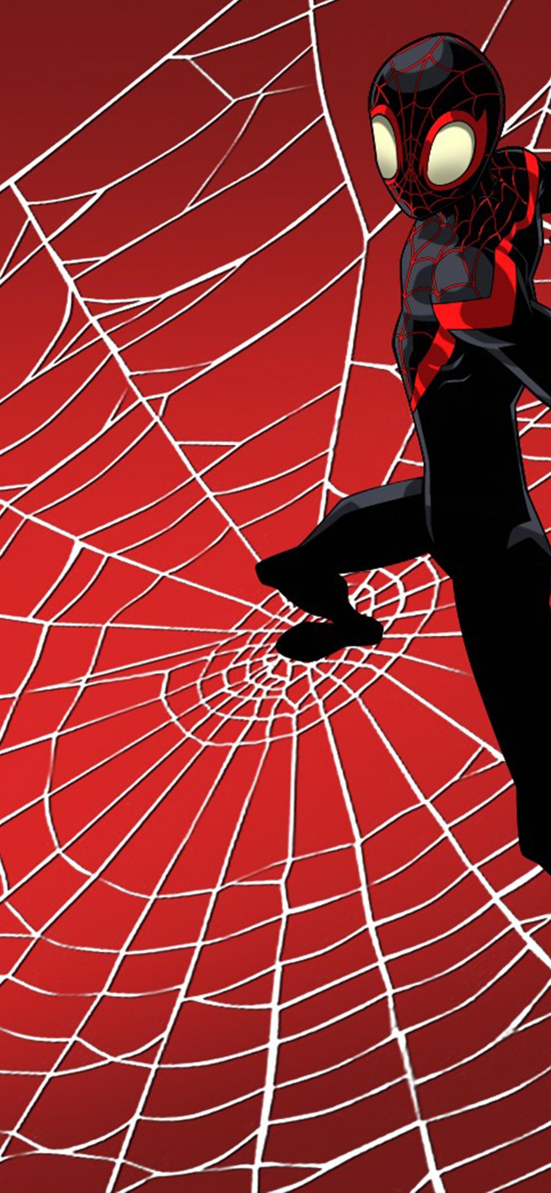 Miles Morales, Marvels Spider-man Miles Morales, Spider-man, Mary Jane Watson, Gwen Stacy. Wallpaper in 1125x2436 Resolution