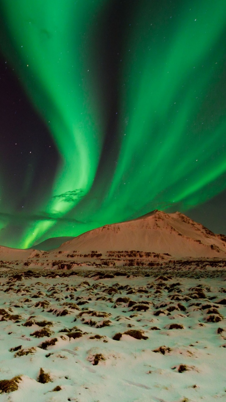 Aurora, Nature, Lumière, Green, Atmosphère. Wallpaper in 720x1280 Resolution