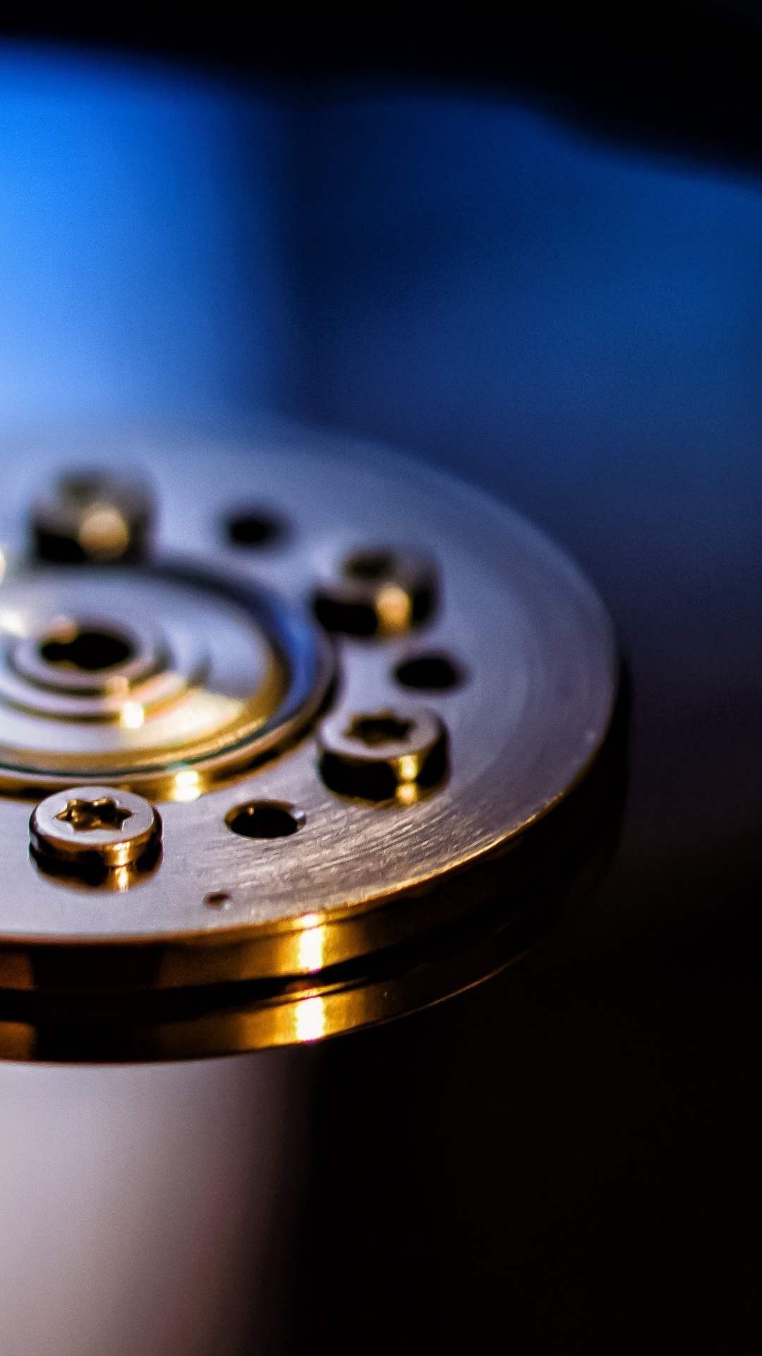 Tourne-disque Vinyle Noir et Argent. Wallpaper in 1080x1920 Resolution