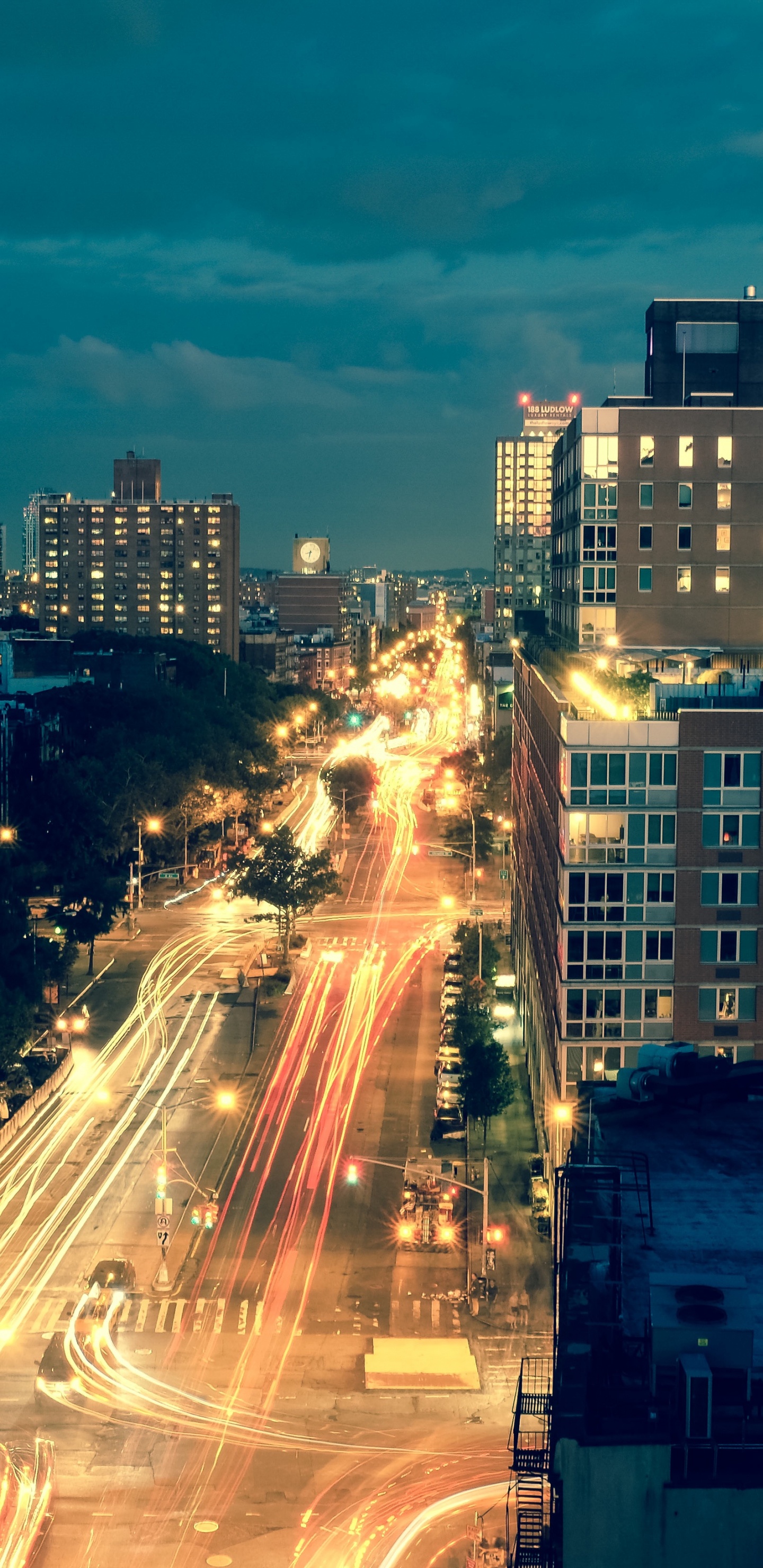 Time Lapse Photography of Cars on Road During Night Time. Wallpaper in 1440x2960 Resolution