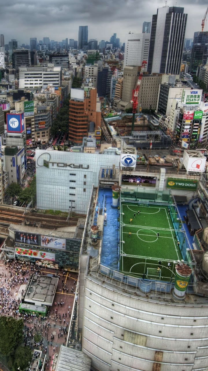 Aerial View of City Buildings During Daytime. Wallpaper in 720x1280 Resolution