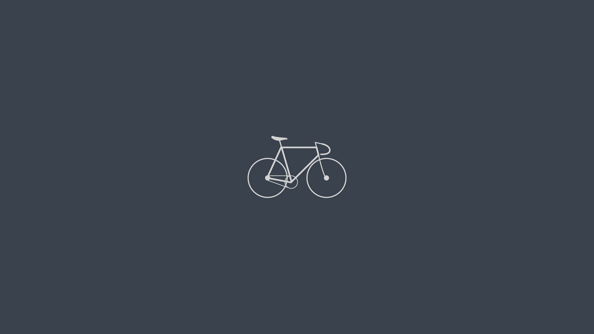 自行车, 简约, 灰色 壁纸 1920x1080 允许