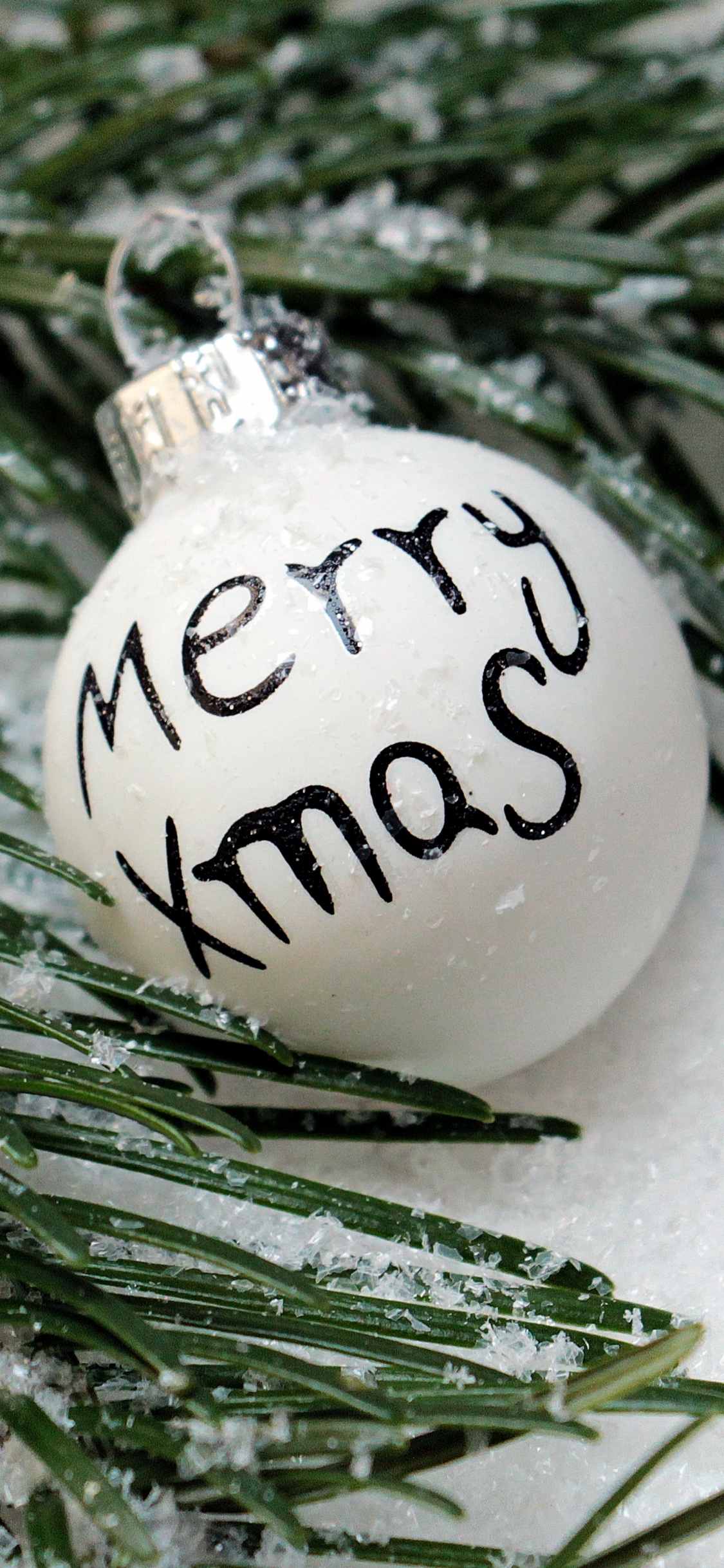 El Día De Navidad, Adorno de Navidad, Sucursal, Colorado Abeto, de Coníferas. Wallpaper in 1125x2436 Resolution