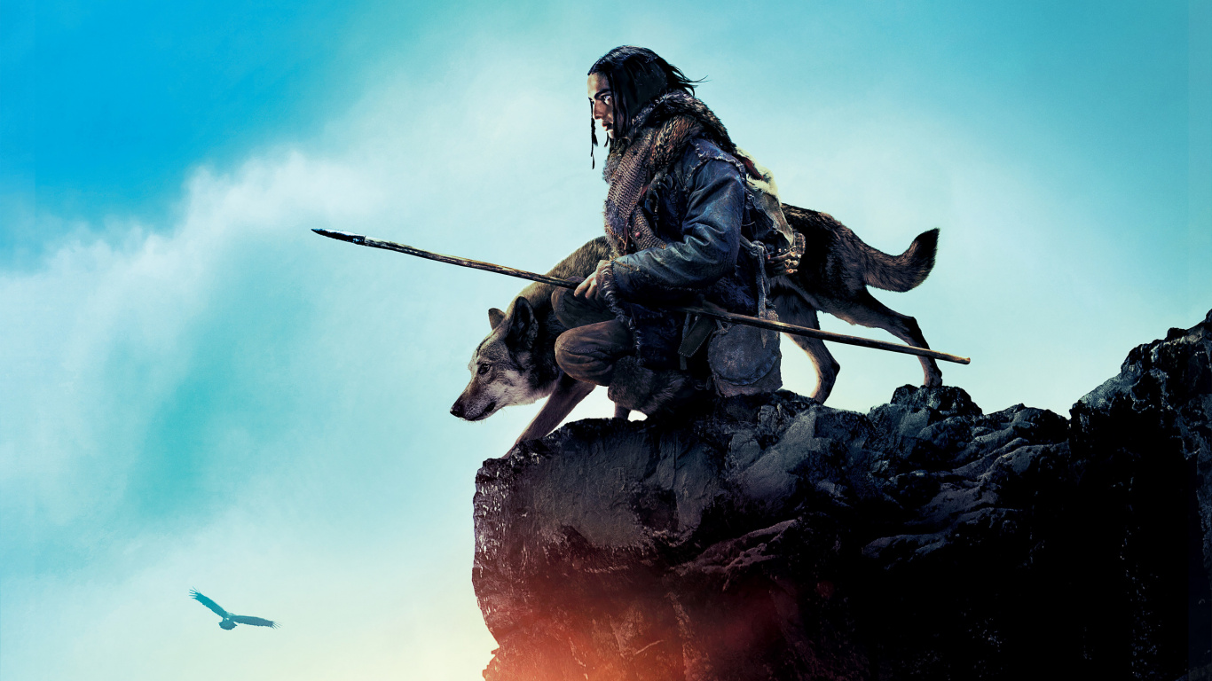 Mann in Schwarzer Jacke Reitpferdestatue. Wallpaper in 1366x768 Resolution