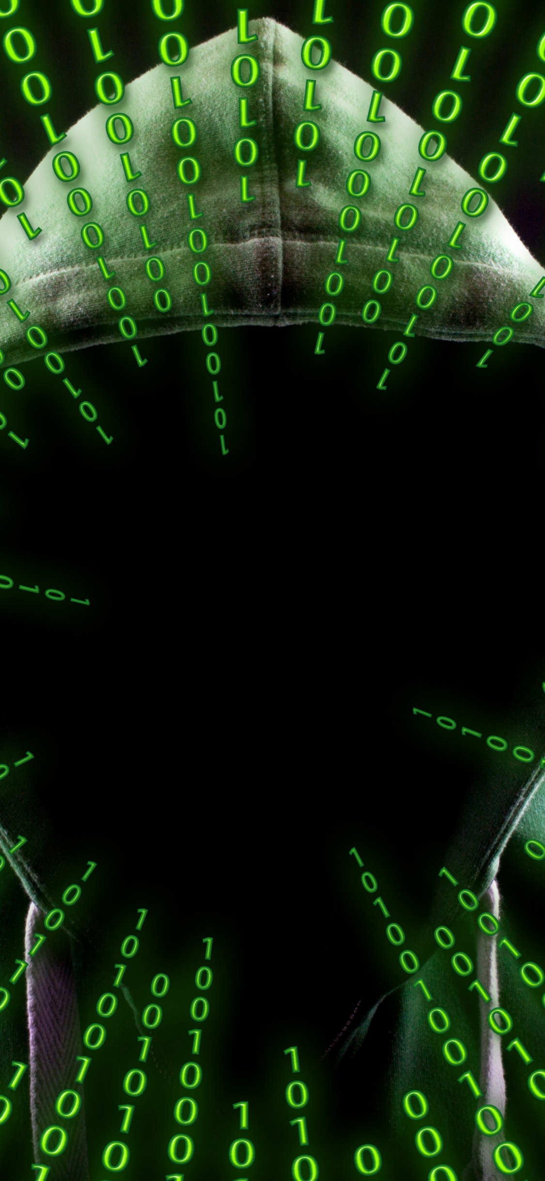 安全的黑客, 绿色的, Ubuntu, 2880x1800, Linux 壁纸 1125x2436 允许