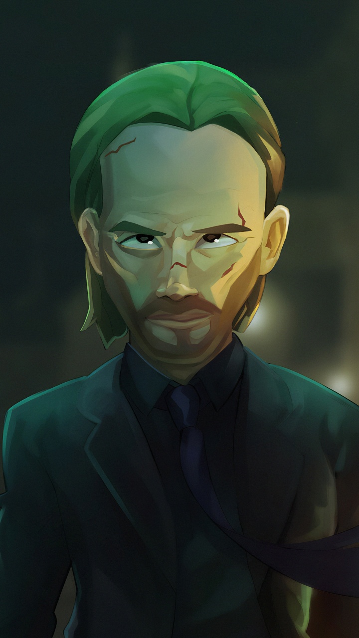 Hombre en Traje Negro Chaqueta Personaje de Anime. Wallpaper in 720x1280 Resolution