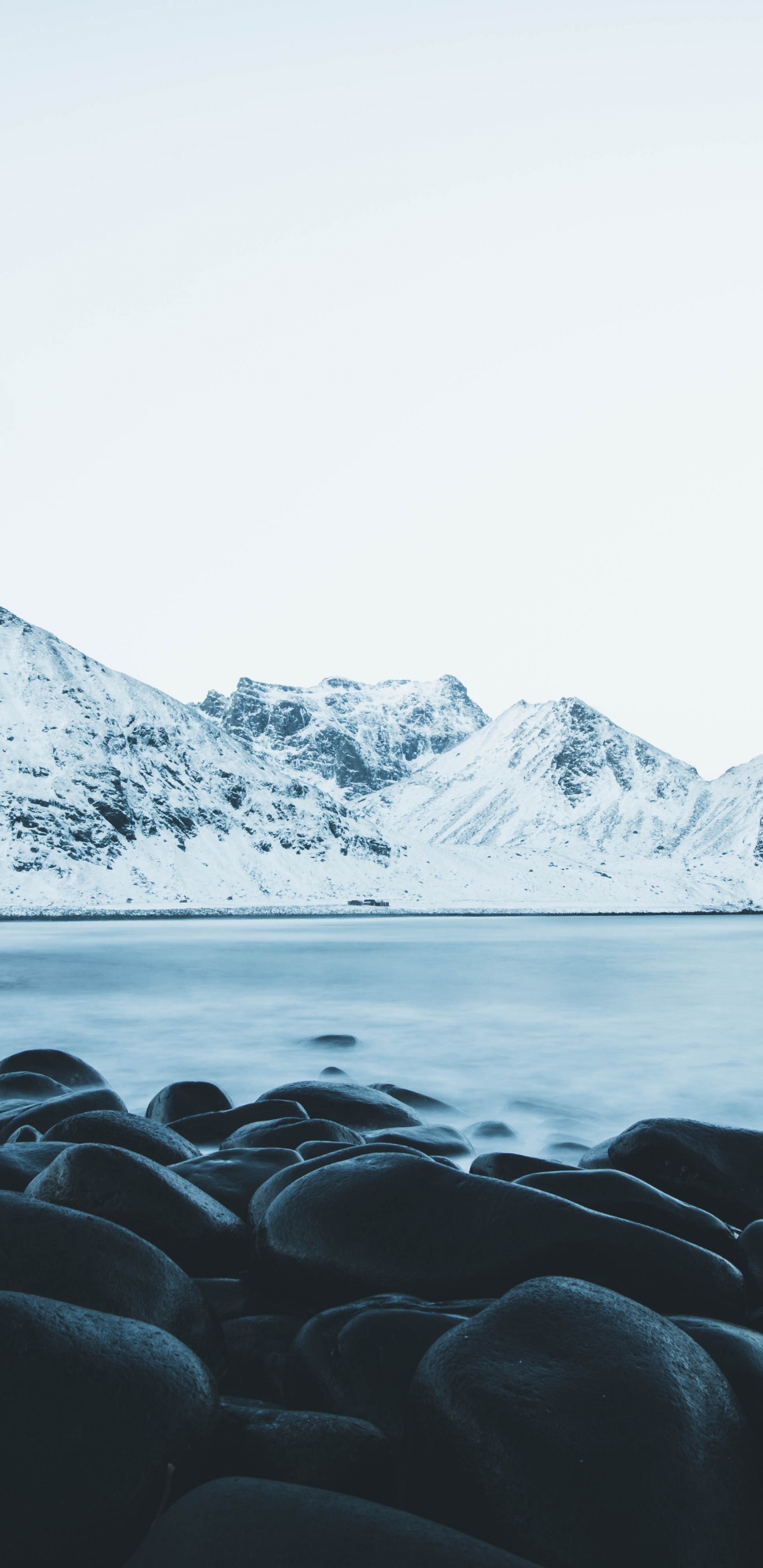 Mer, Eau, Côte, Rock, Horizon. Wallpaper in 1440x2960 Resolution