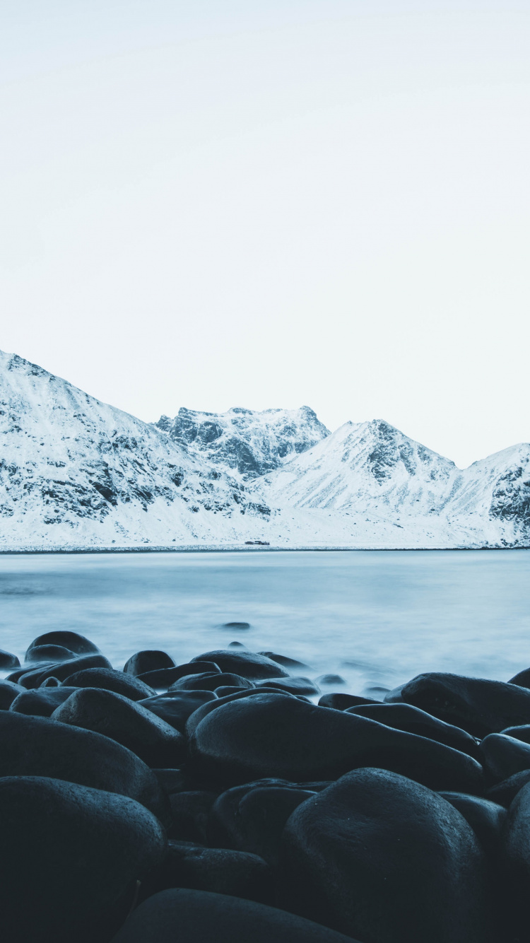 Sea, Water, Ocean, Coast, Rock. Wallpaper in 750x1334 Resolution