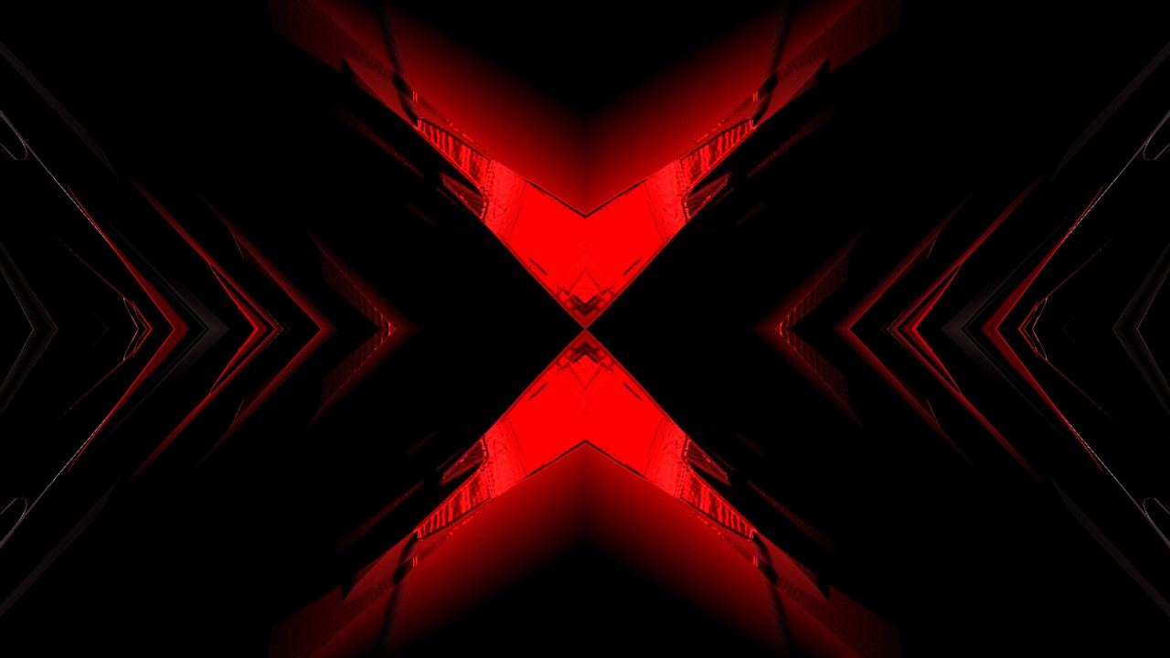 Schwarz, Dreieck, Magenta, Symmetrie, Farbtöne Und Schattierungen. Wallpaper in 1280x720 Resolution