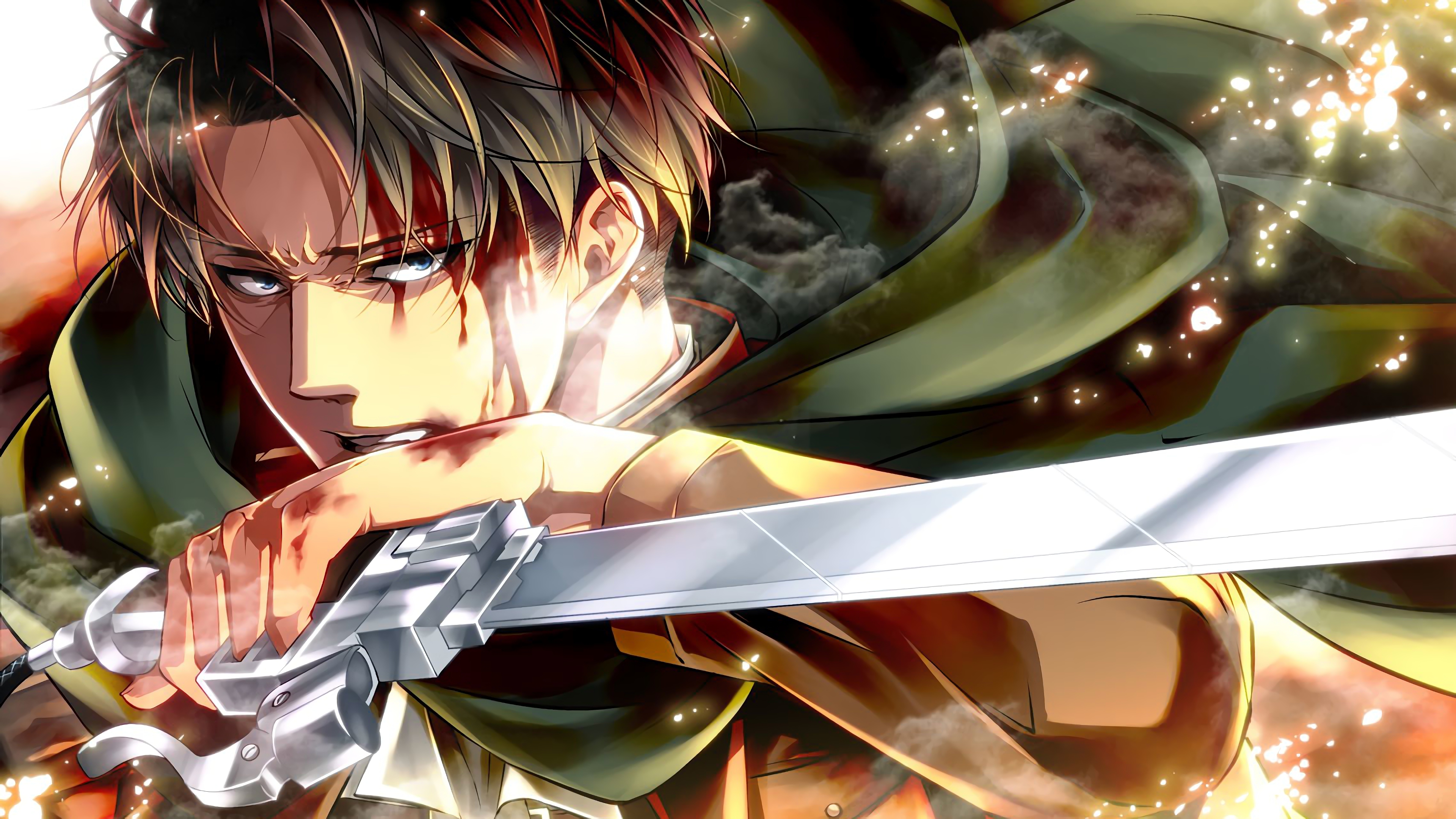 Personnage D'anime Masculin Aux Cheveux Bruns. Wallpaper in 3840x2160 Resolution
