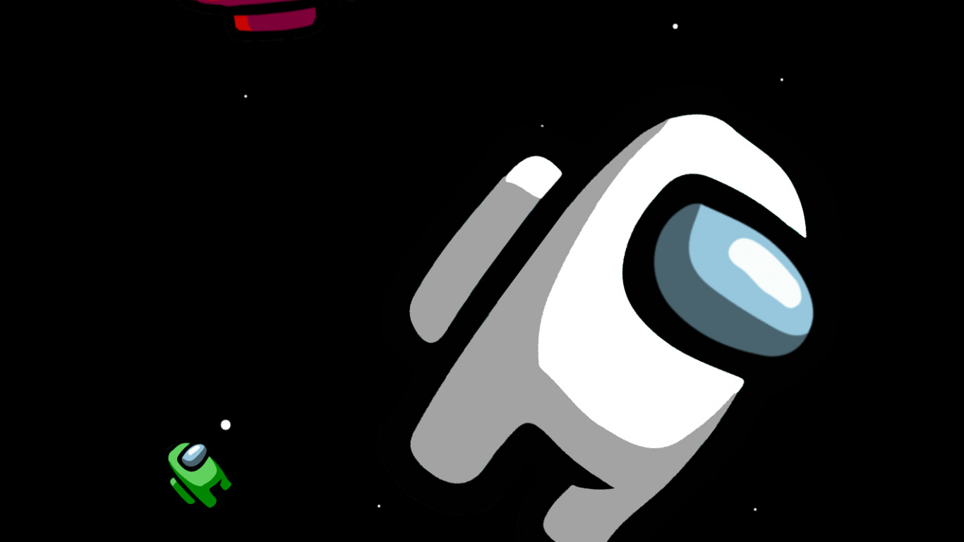 Among Us, Ios, Drawing, Gacha Club, Space. Wallpaper in 1366x768 Resolution