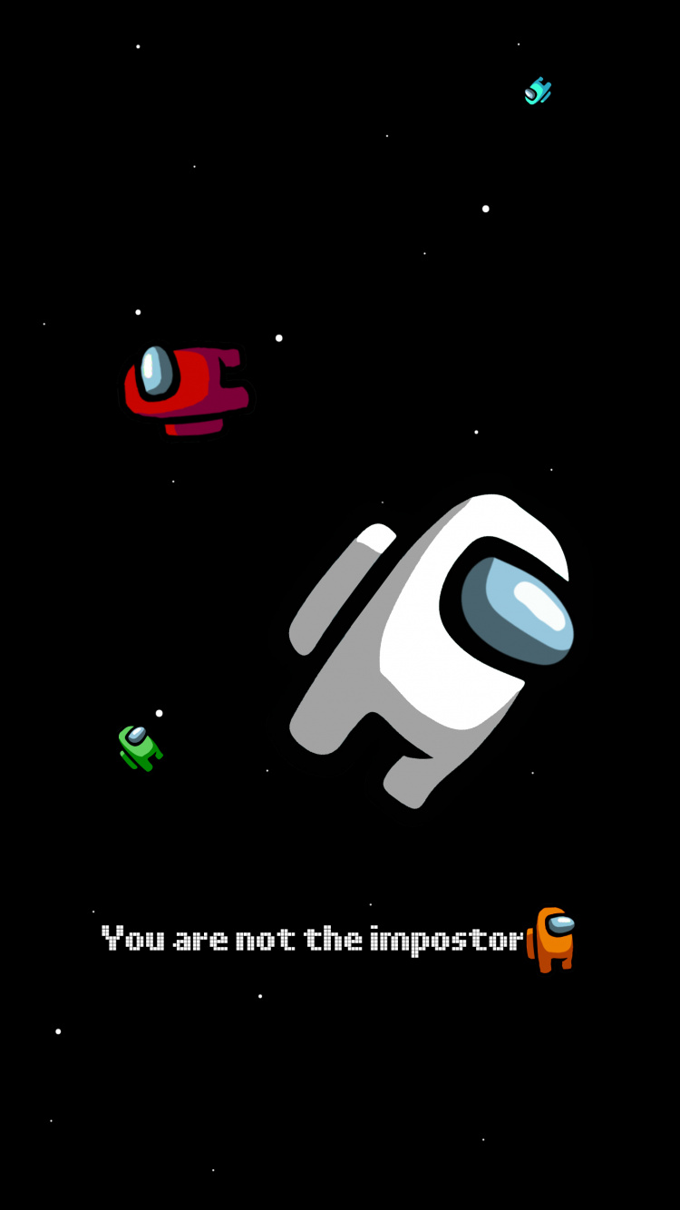 Among Us, Ios, Drawing, Gacha Club, Space. Wallpaper in 750x1334 Resolution
