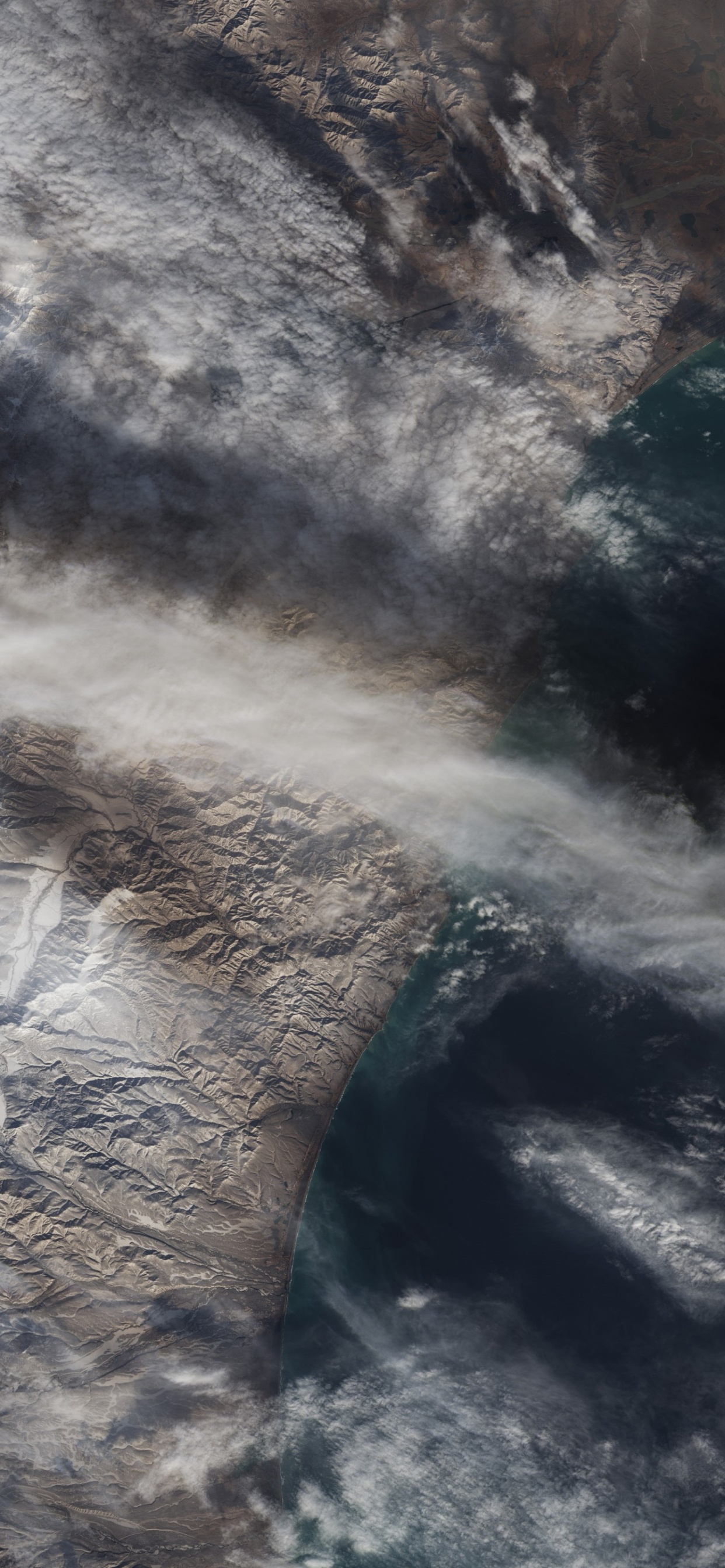 行克柳切夫火山, 气氛, 熔岩, 冻结 壁纸 1242x2688 允许