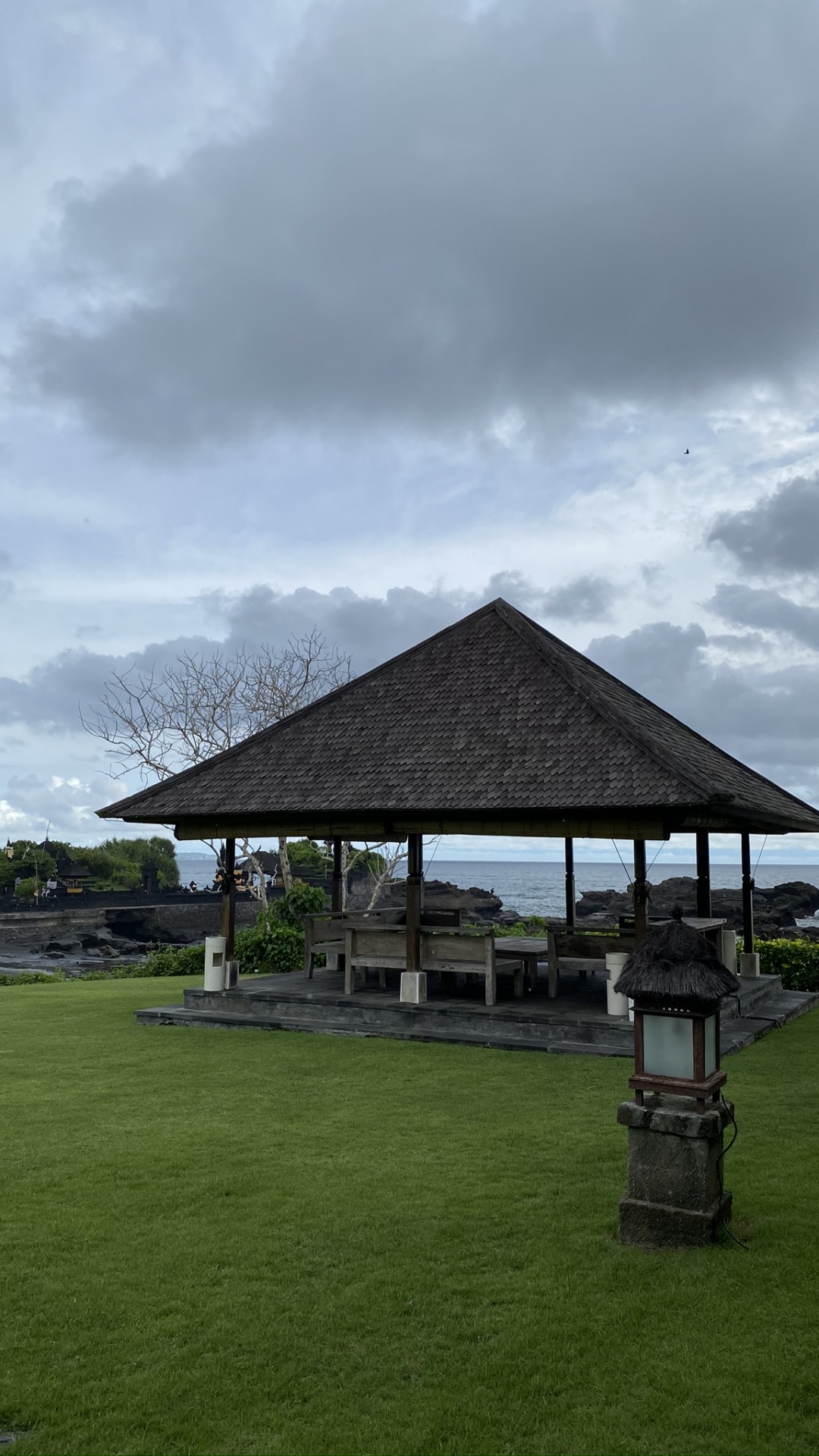 Cloud, Gazebo, Land Lot, Plain, Grassland. Wallpaper in 1080x1920 Resolution