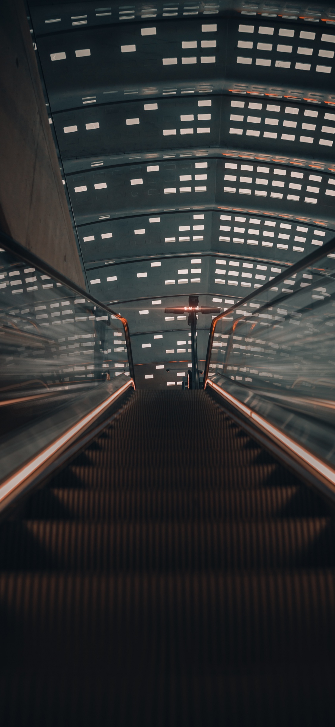 光, 建筑, 对称, 基础设施, 步骤 壁纸 1125x2436 允许