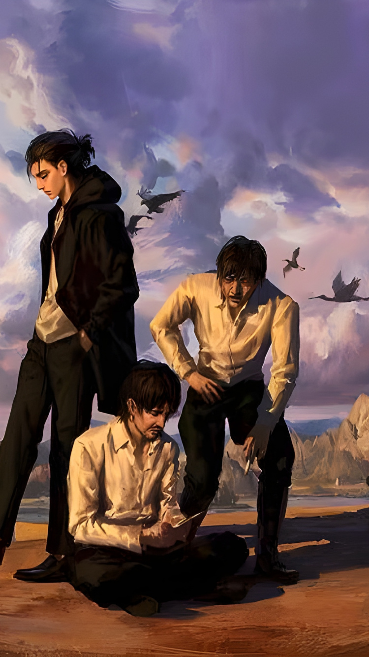 Eren Yeager Peinture, Eren Yeager, Attaque Sur Titan, Armin Arlert, Art. Wallpaper in 750x1334 Resolution