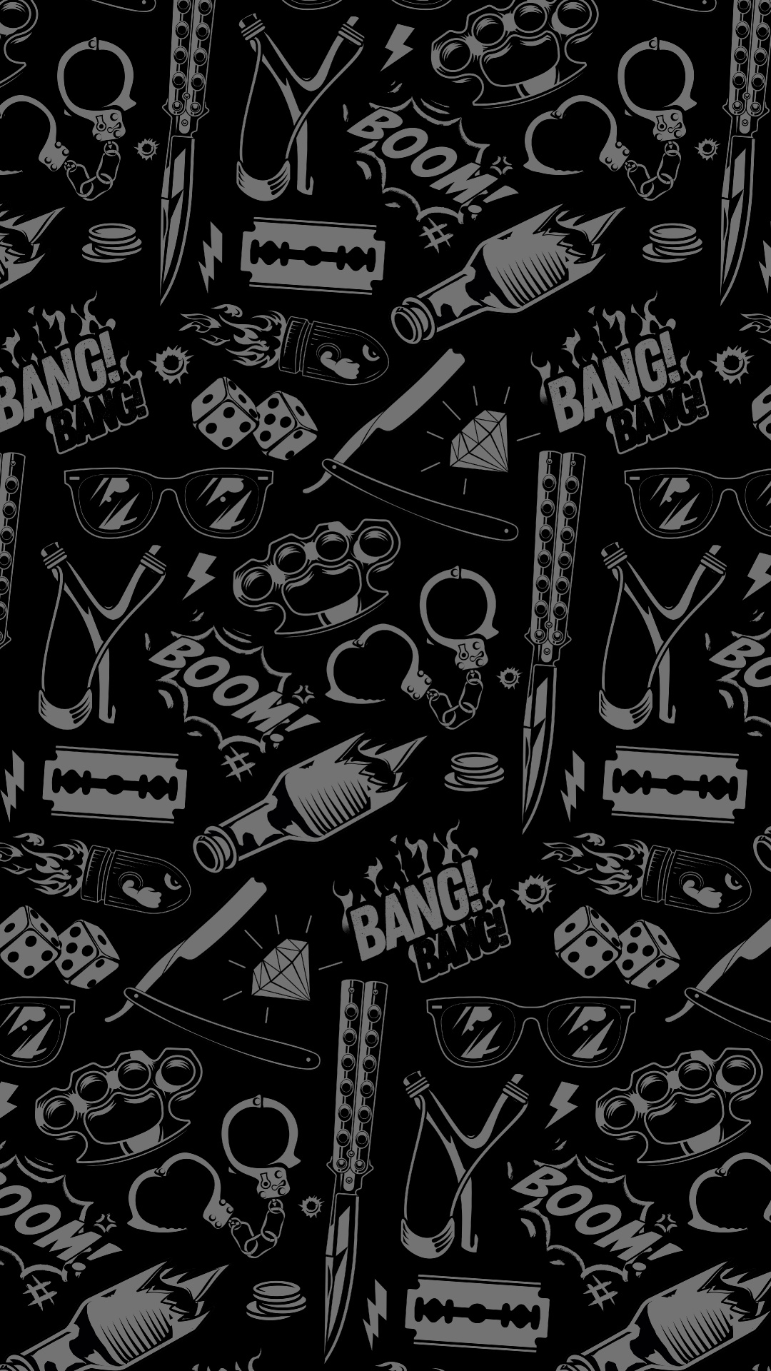 Schwarz Und Weiß, Kunst, Muster, Monochrom, Illustration. Wallpaper in 1080x1920 Resolution