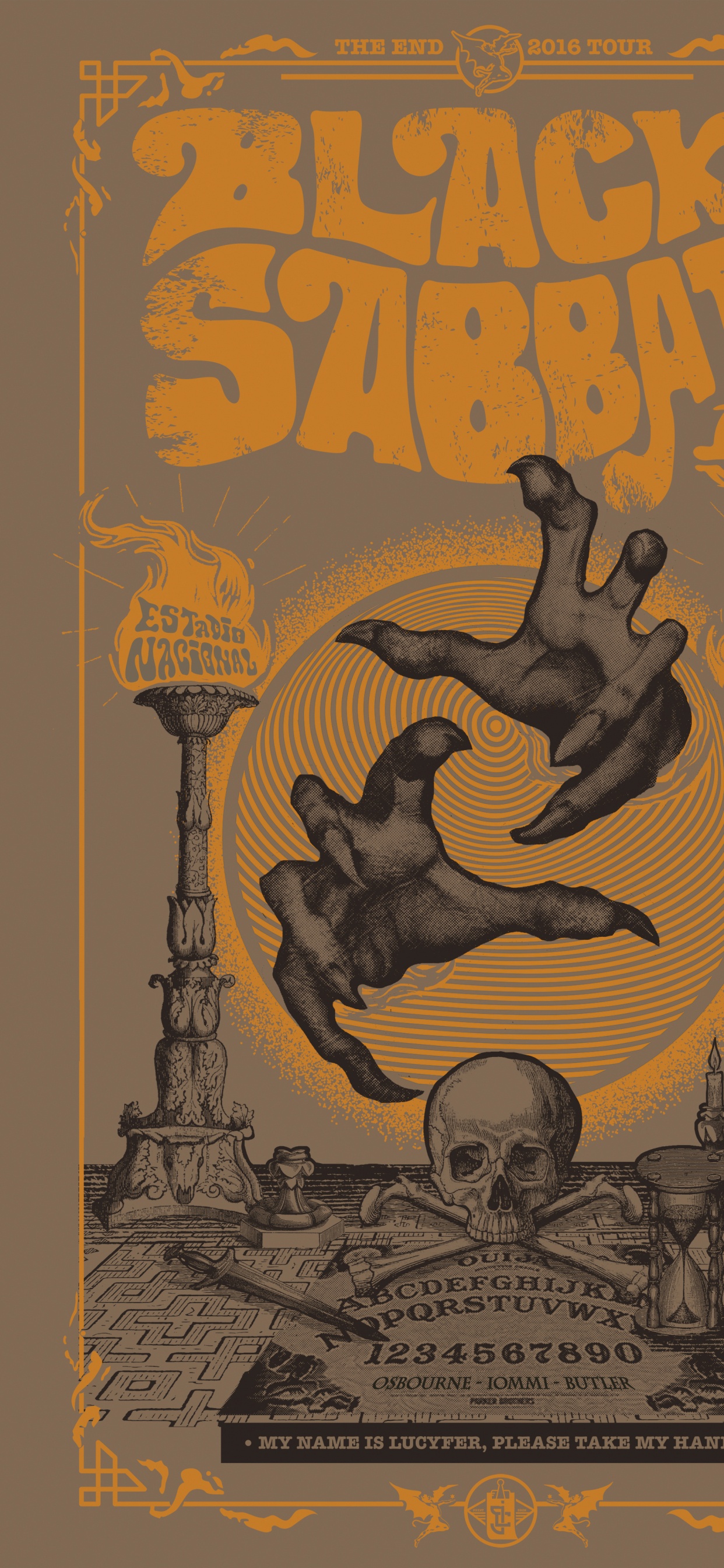 Doom Metal, Heavy Metal, Arte, el Conjunto Musical, Black Sabbath. Wallpaper in 1242x2688 Resolution