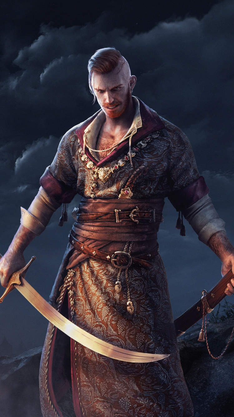 Geralt Von Riva, Pc-Spiel, Games, Digital Compositing, Adventure. Wallpaper in 750x1334 Resolution