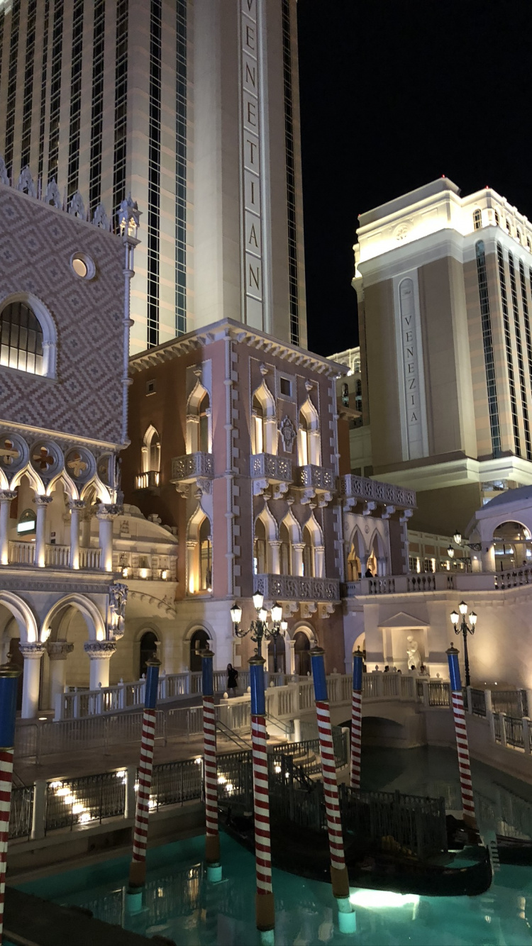 Las Vegas, USA, Der Venezianer, Das Venezianische Las Vegas, Architektur. Wallpaper in 750x1334 Resolution