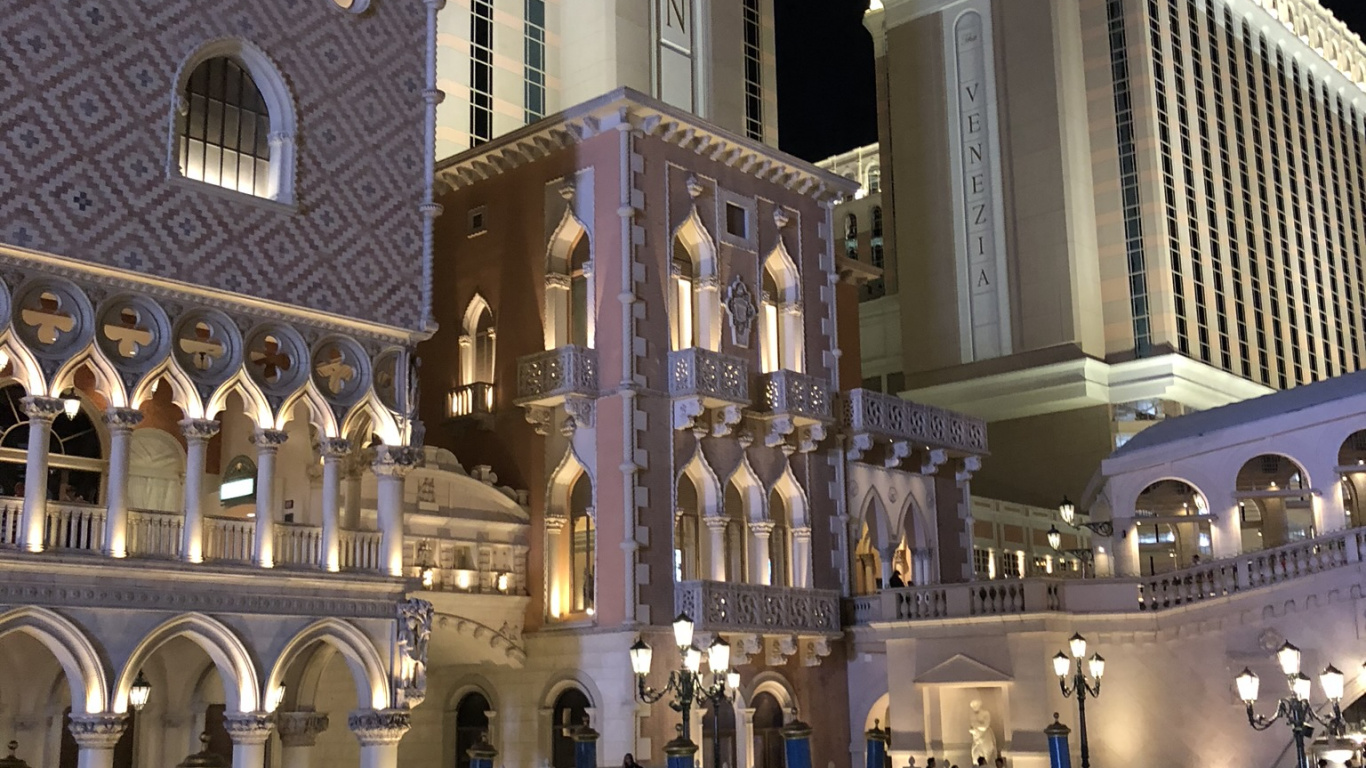 Las Vegas, Usa, The Venetian, The Venetian Las Vegas, Architecture. Wallpaper in 1366x768 Resolution