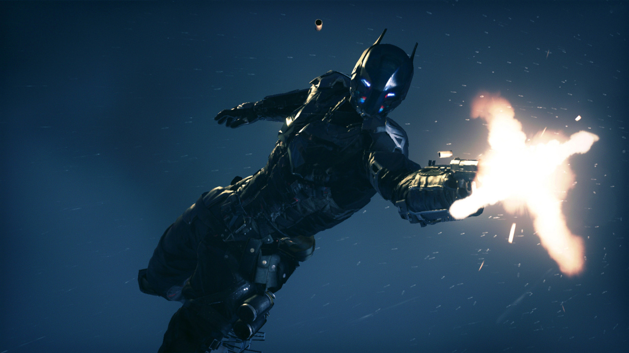 Batman Arkham Knight, Arkham Knight, Batman, Espacio, Buceo. Wallpaper in 1280x720 Resolution