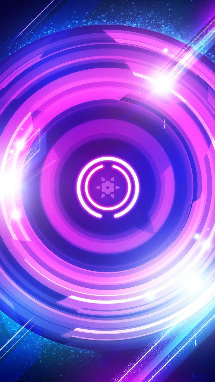 Purple and Blue Light Illustration. Wallpaper in 720x1280 Resolution