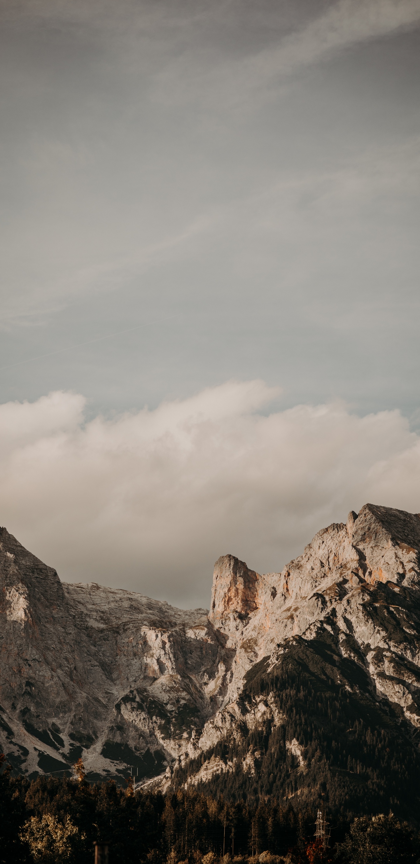 Maria Alm Kirche, Bergkette, Bergigen Landschaftsformen, Cloud, Alpen. Wallpaper in 1440x2960 Resolution
