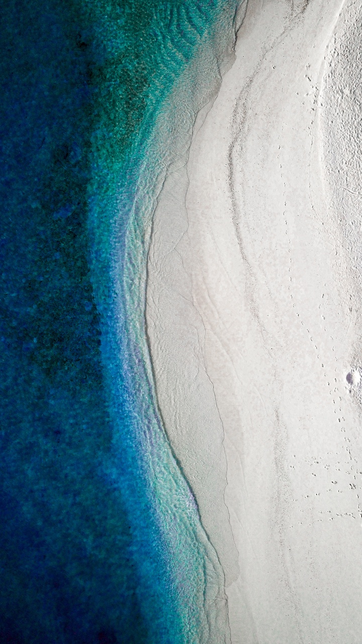 Playa, Azul, Blanco, Aqua, Turquesa. Wallpaper in 720x1280 Resolution