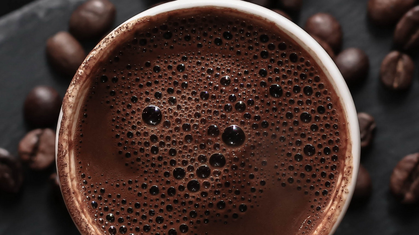 Kaffee, Kaffeebohne, Single-origin Kaffee, Tee, Cappuccino. Wallpaper in 1366x768 Resolution