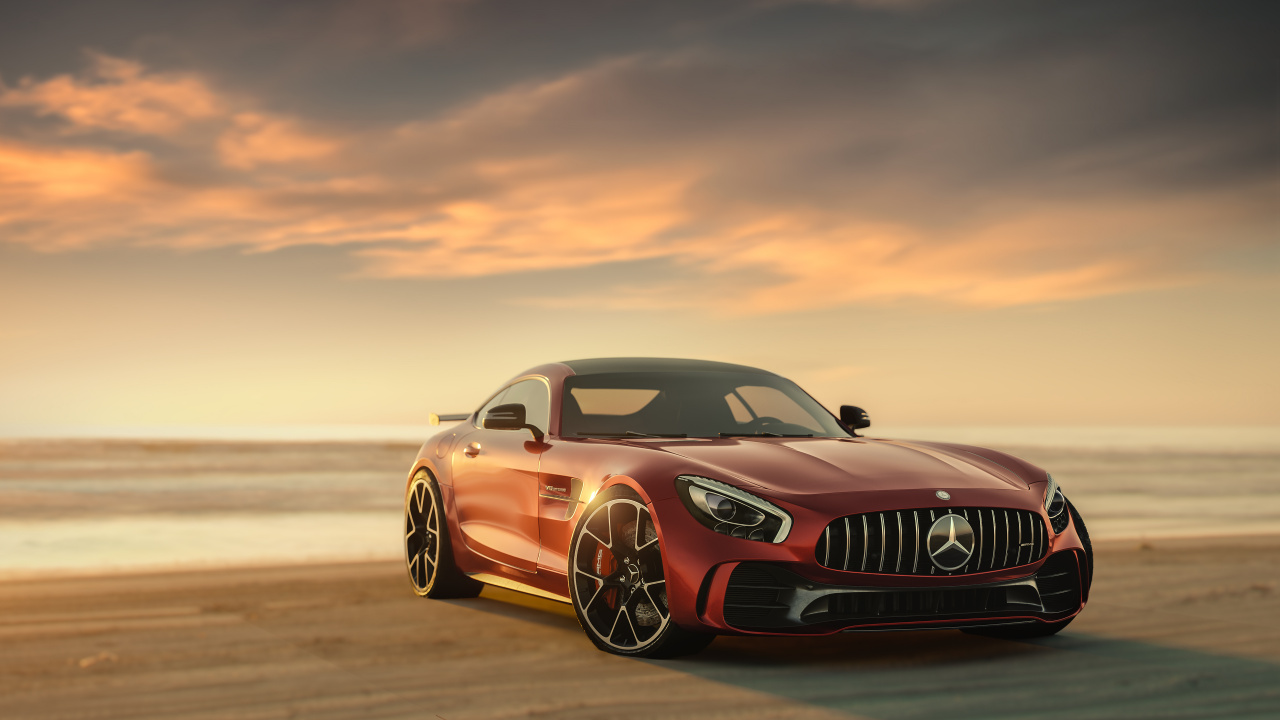 BMW M 3 Coupe Negro Sobre Arena Marrón Durante la Puesta de Sol. Wallpaper in 1280x720 Resolution