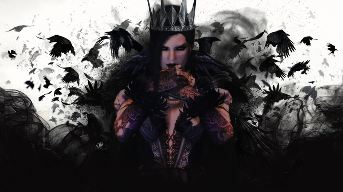 Schneewittchen Und Der Jäger, Goth Subkultur, Queen, Snow White, Fiktiver Charakter. Wallpaper in 1366x768 Resolution