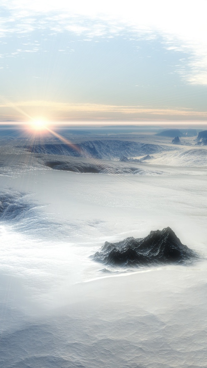 Meereswellen, Die Tagsüber an Land Krachen. Wallpaper in 720x1280 Resolution