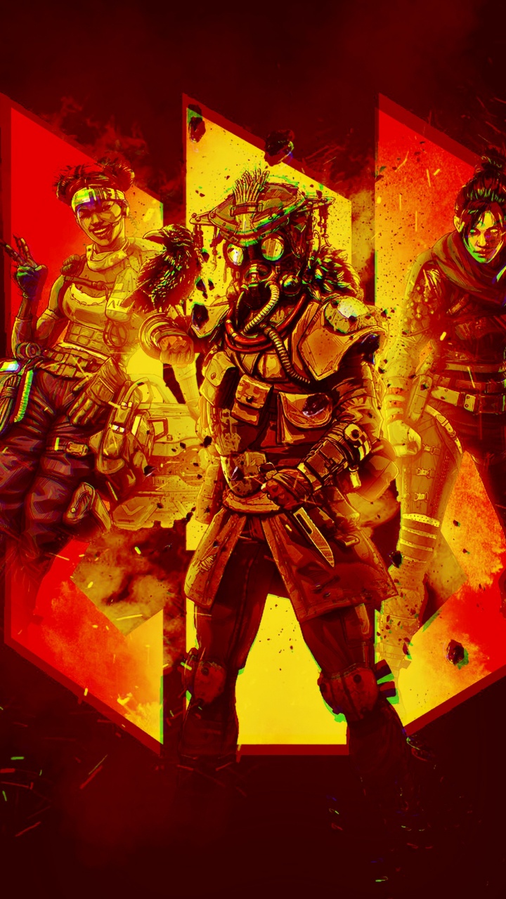 Apex Leyendas, Fortnite, Gráficos, Diseño Gráfico, Ilustración. Wallpaper in 720x1280 Resolution